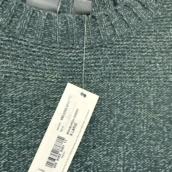 New Joseph Abboud JOE Wool Blend Green Sweater Size XL - Picture 4 of 6